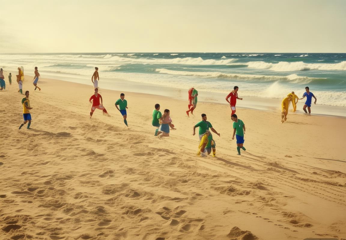 巴西葡萄牙沙滩足球对决：激情碰撞与文化交融(图1)